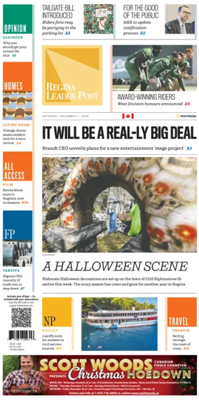 Cover of Regina Leader-Post