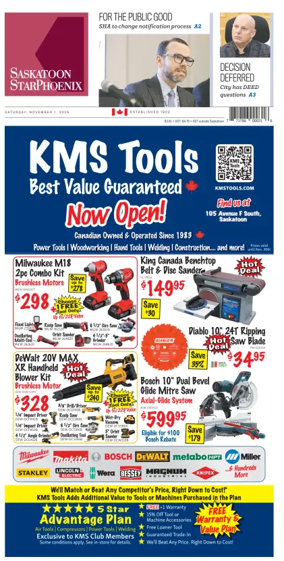 Cover of Saskatoon StarPhoenix