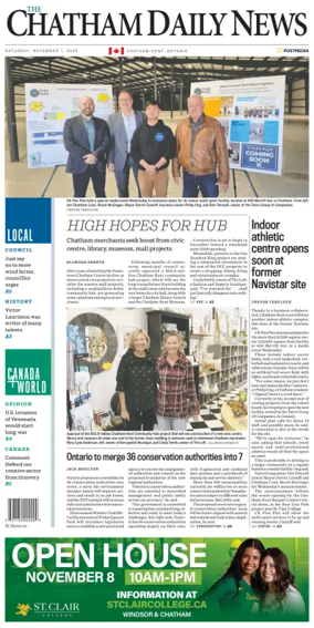 Cover of The Chatham Daily News