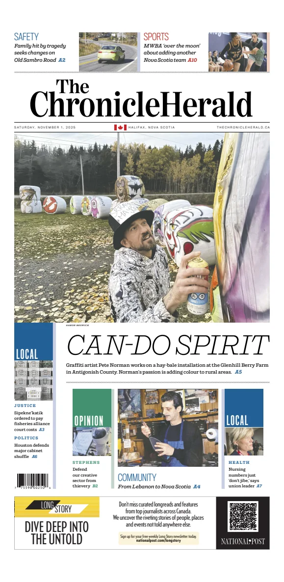 Cover of The Chronicle Herald (Provincial)