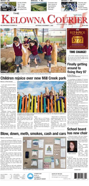 Cover of The Daily Courier