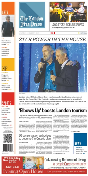 Cover of The London Free Press