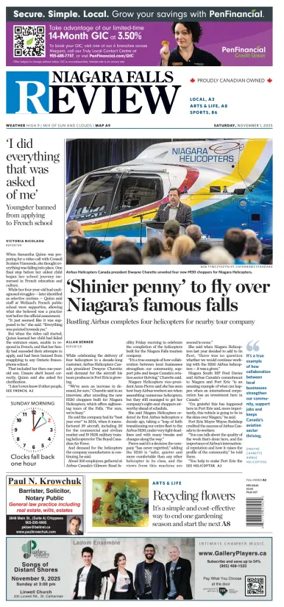 Cover of The Niagara Falls Review