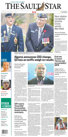 Cover of The Sault Star