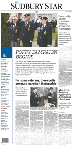 Cover of The Sudbury Star
