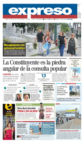 Cover of Diario Expreso