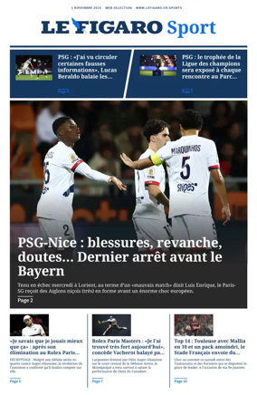 Cover of Le Figaro Sport
