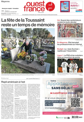 Cover of Ouest France (Laval)