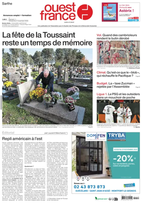Cover of Ouest France (Sarthe)