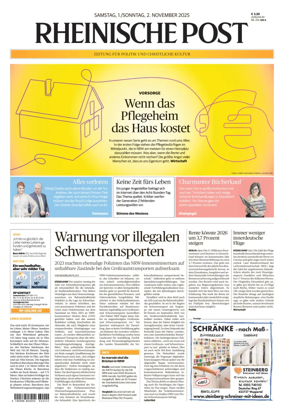 Cover of Rheinische Post – Düsseldorf Mitte/West/Ost/Nord/Süd