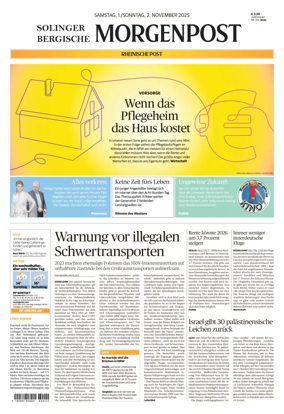 Cover of Solinger Bergische Morgenpost/Remscheid