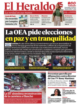 Cover of Diario El Heraldo