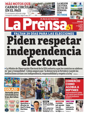 Cover of Diario La Prensa