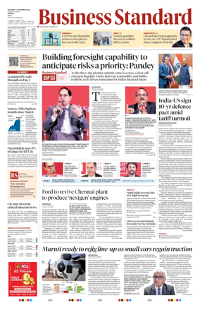 Cover of Business Standard