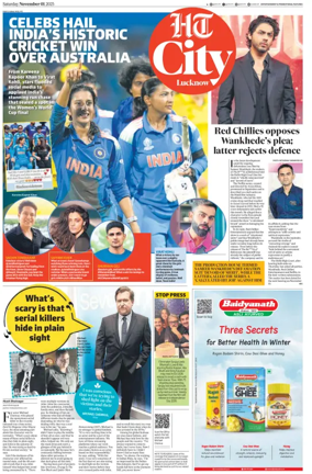 Cover of Hindustan Times (Lucknow) - Live