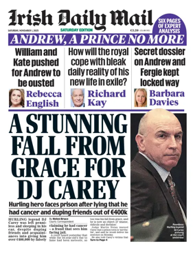 Cover of Irish Daily Mail