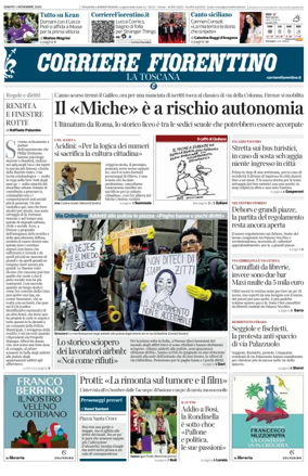 Cover of Corriere Fiorentino