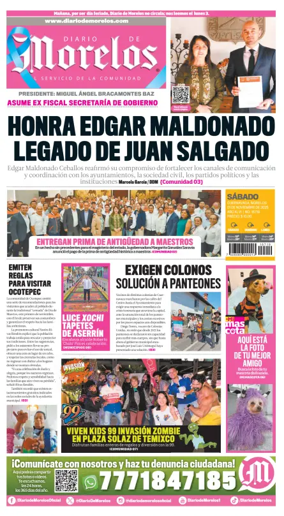 Cover of Diario de Morelos