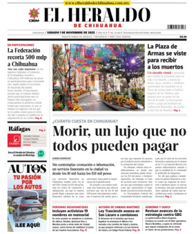 Cover of El Heraldo de Chihuahua
