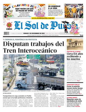 Cover of El Sol de Puebla