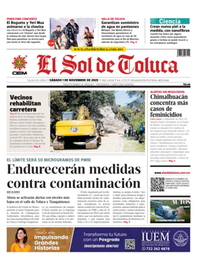 Cover of El Sol de Toluca