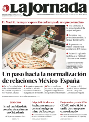Cover of La Jornada