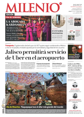 Cover of Milenio Jalisco