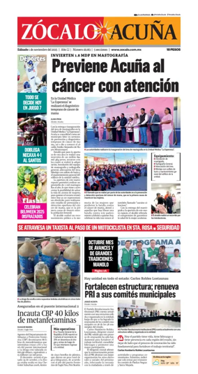 Cover of Zócalo Acuña