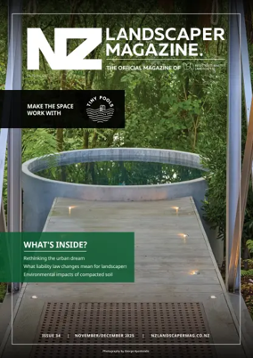 Cover of NZ Landscaper Magazine