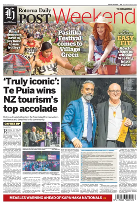Cover of Rotorua Daily Post