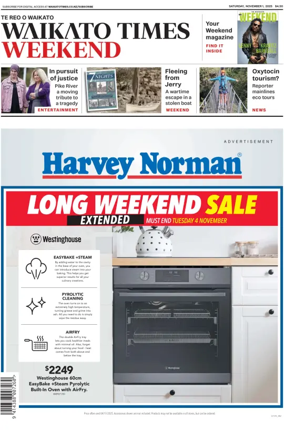 Cover of Waikato Times