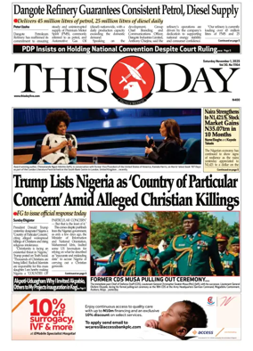Cover of THISDAY