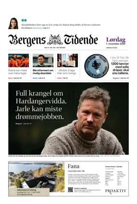 Cover of Bergens Tidende