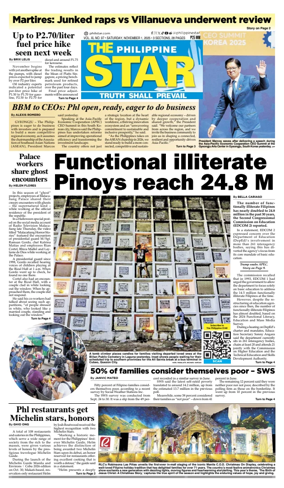 Cover of The Philippine Star