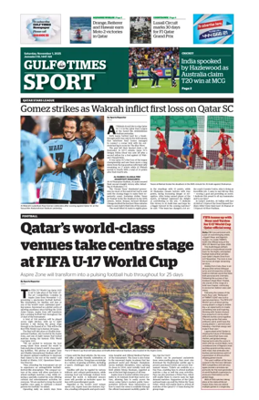 Cover of Gulf Times Sport