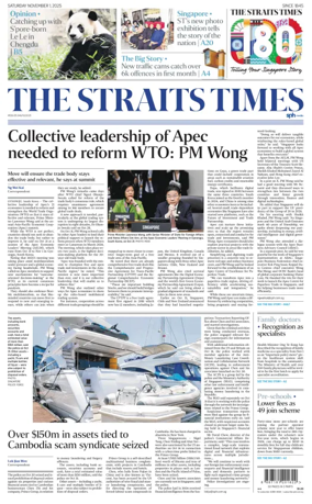 Cover of The Straits Times