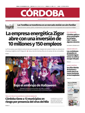 Cover of Diario Córdoba