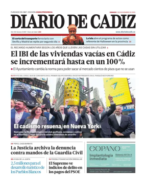 Cover of Diario de Cadiz