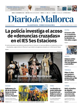 Cover of Diario de Mallorca