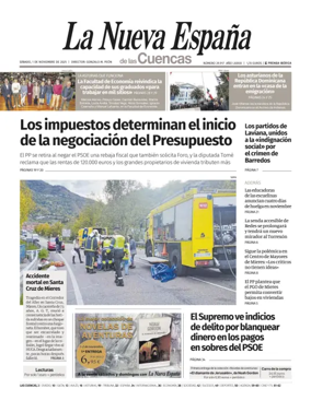 Cover of La Nueva España (Cuencas)