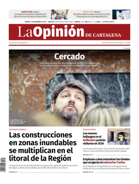 Cover of La Opinion de Murcia (Cartagena)