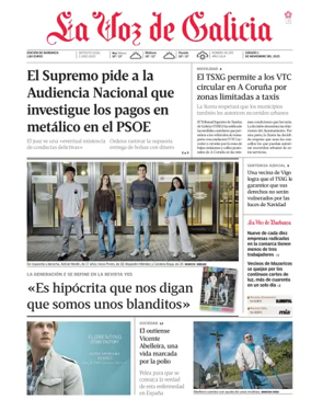 Cover of La Voz de Galicia (Barbanza)