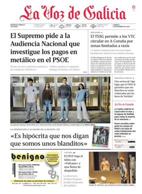 Cover of La Voz de Galicia (Carballo)