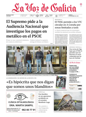 Cover of La Voz de Galicia (Monforte)