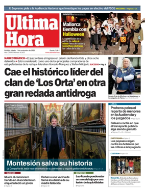 Cover of Ultima Hora