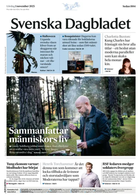 Cover of Svenska Dagbladet