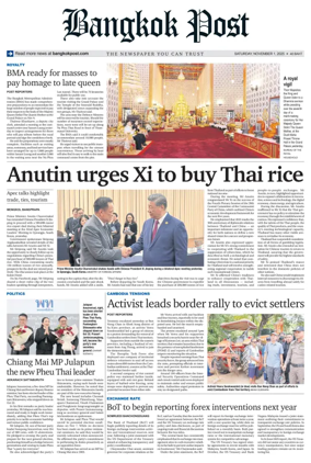 Cover of Bangkok Post
