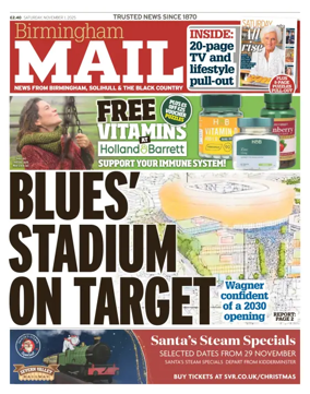 Cover of Birmingham Mail