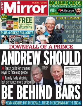 Cover of Daily Mirror (Northern Ireland)