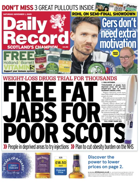Cover of Daily Record
